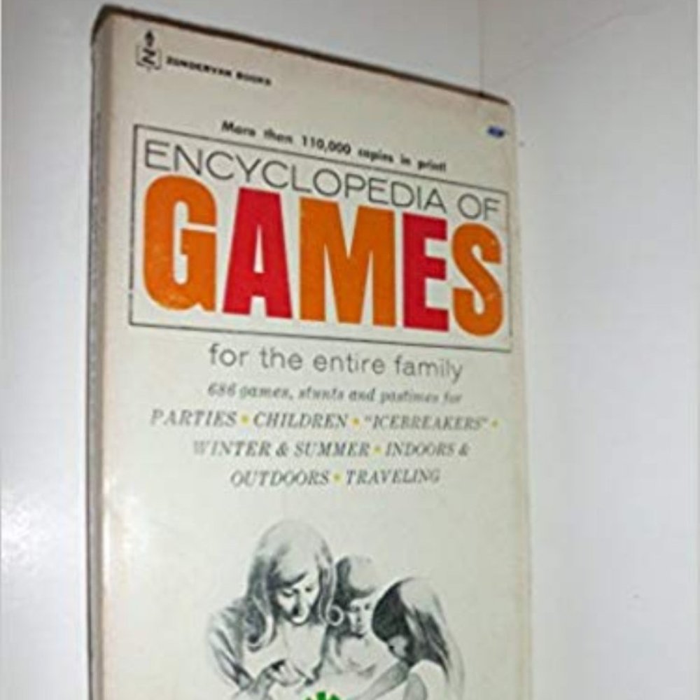 Encyclopedia of Games for the Entire Family by Doris Anderson Vtg 1973 RARE